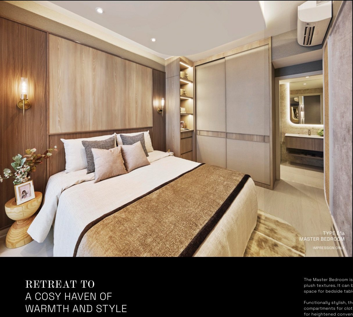 Master bedroom (artist’s impression)